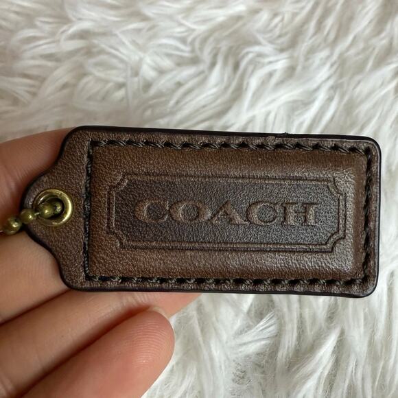 2" COACH  Fob Bag Charm Hang tag Hangtag - Picture 1 of 2